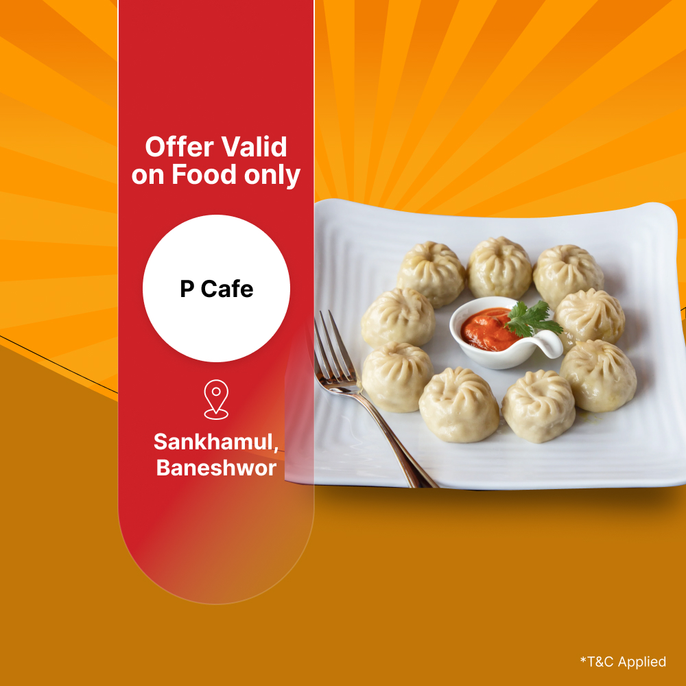 15% off on food only at P Cafe